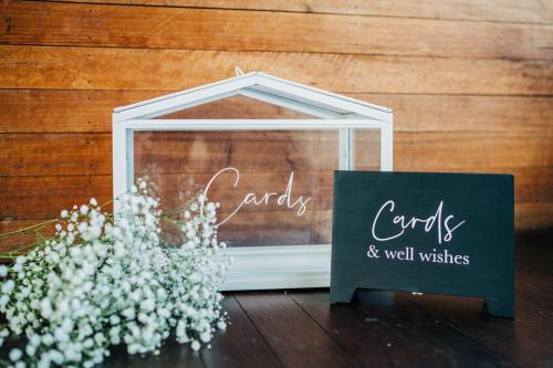 $10 Hire<br>Chalkboard 'Cards & Well Wishes' <br>